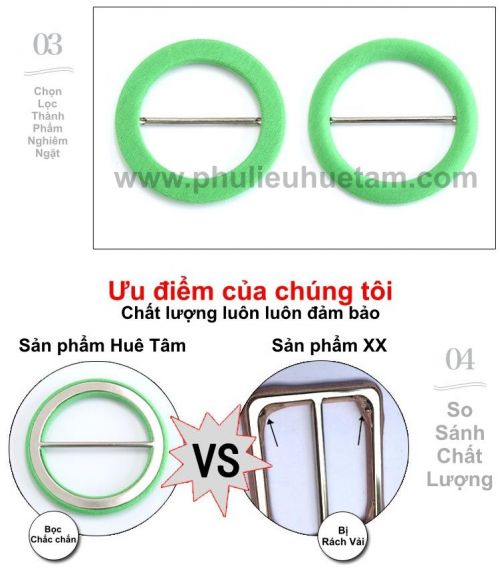 khóa bọc vải