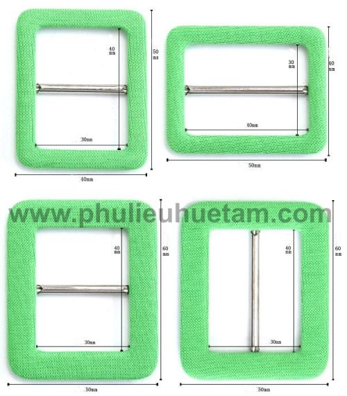 khóa bọc vải hình chữ nhật