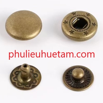 Nút bấm đồng 4 thành phần