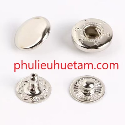 Nút bấm đồng 4 thành phần