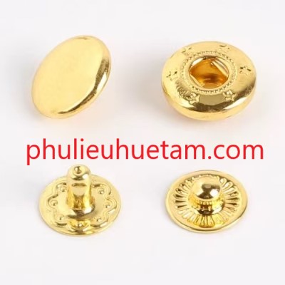 Nút bấm đồng 4 thành phần