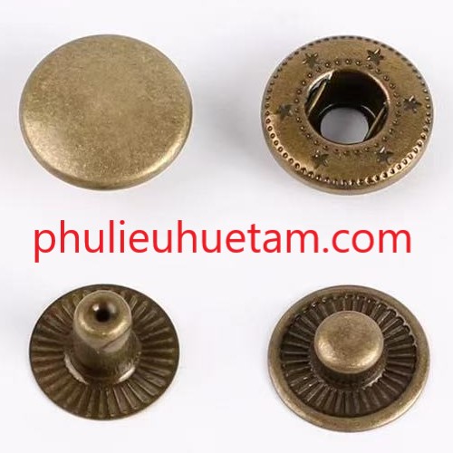 Nút bấm đồng 4 thành phần