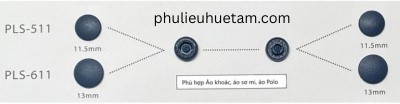 Nút bấm nhựa 4 thành phần