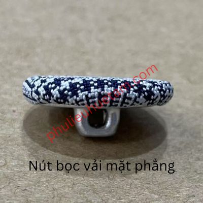 nút bọc vải mặt phẳng