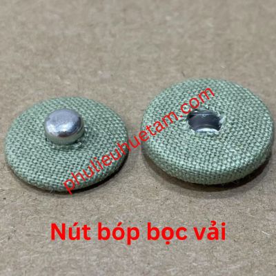 nút bóp bọc vải