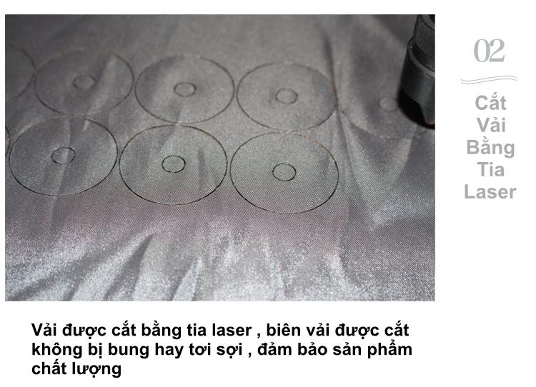 nút bấm bọc vải