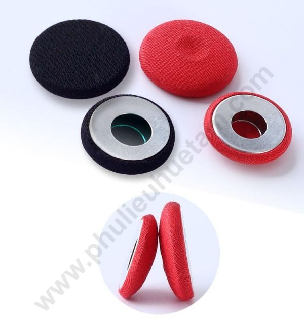 nút bọc vải bong bóng