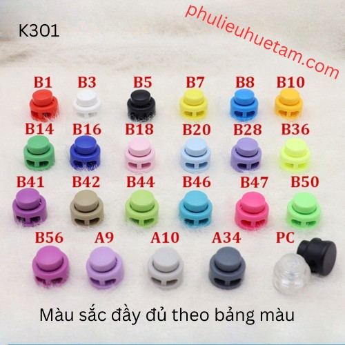Nút chặn dây dạng tròn dây 5mm