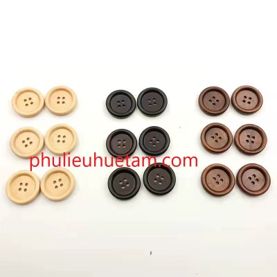 Nút gỗ 4 lỗ