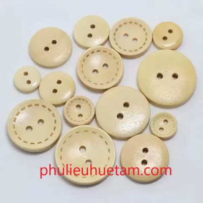 Nút gỗ khắc chữ