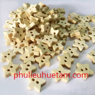 nút gỗ hình ngôi sao