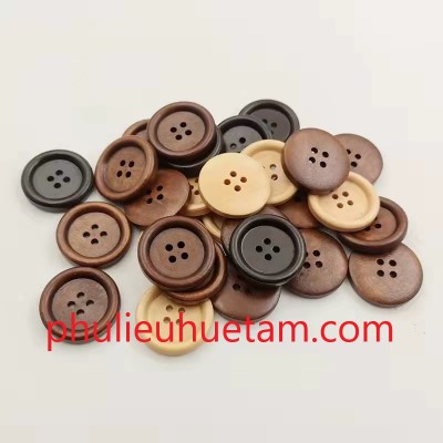 Nút gỗ 4 lỗ