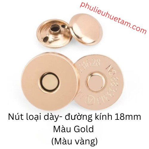 Nút hít nam châm loại đinh tán