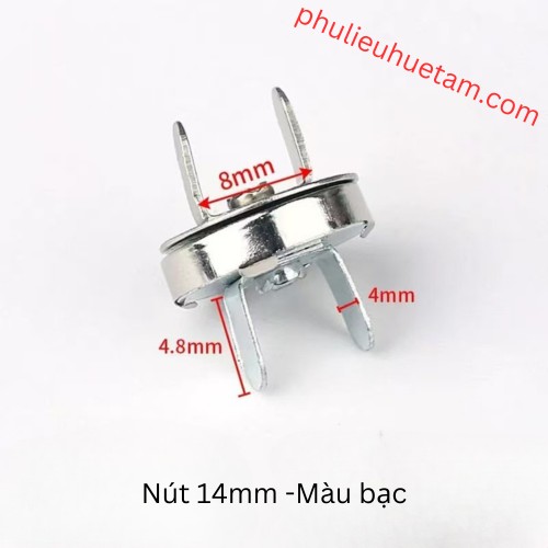 Nút hít nam châm hai chân