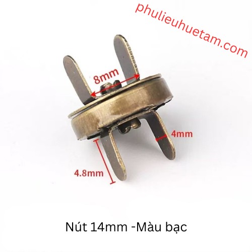 Nút hít nam châm hai chân