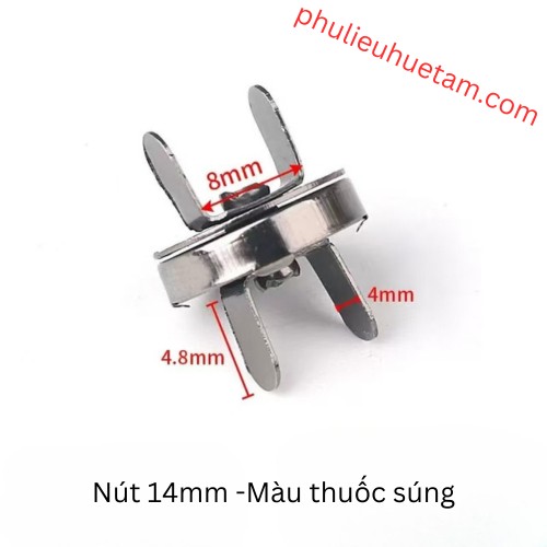 Nút hít nam châm hai chân