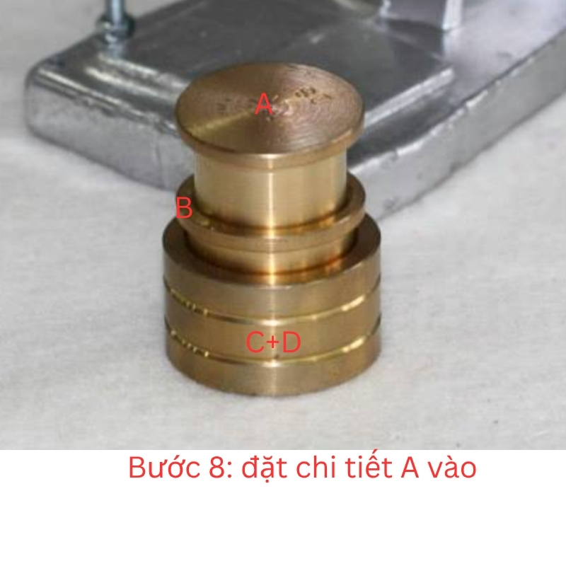 Cách đóng nút bọc vải