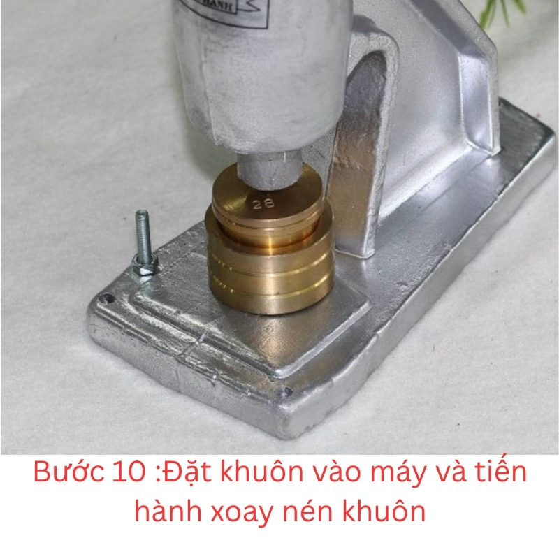 cách đóng nút bọc vải
