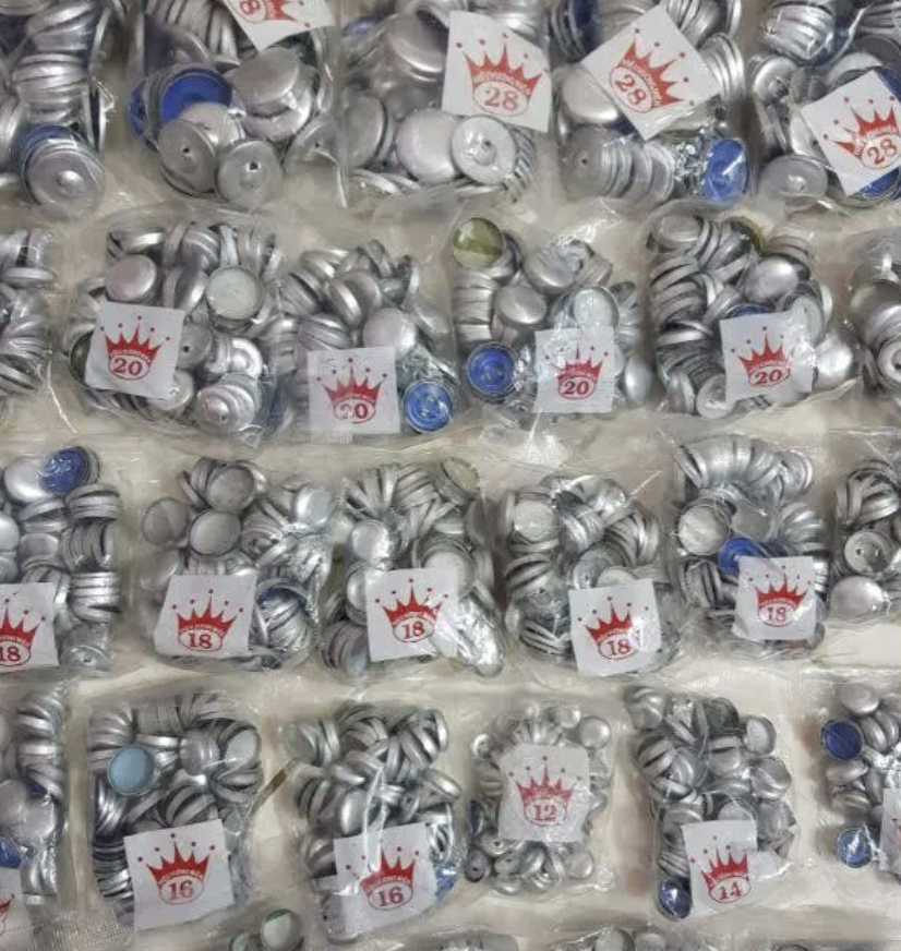 phôi nút bọc vải