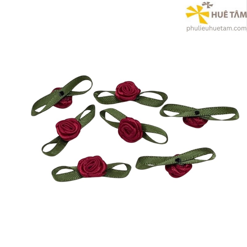 Bông hồng thắt tay thủ công