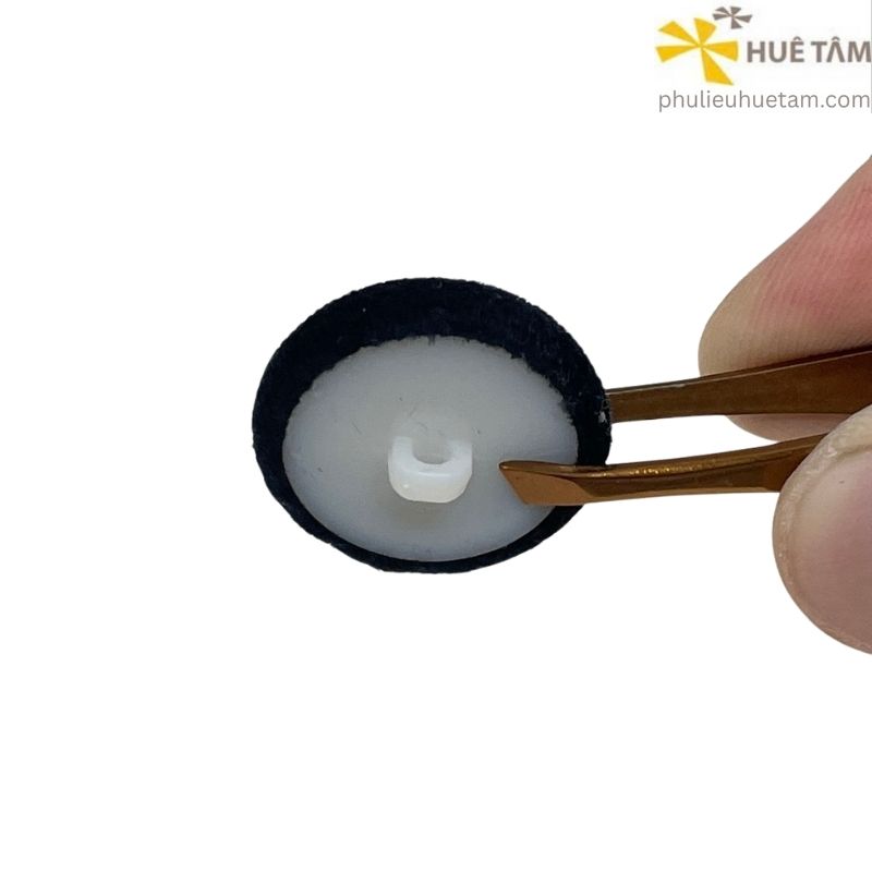 Cúc bọc vải chân nhựa lực kéo cao