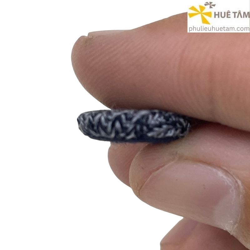 Cúc bọc vải hai mắt cáo bọc mặt bọc chân