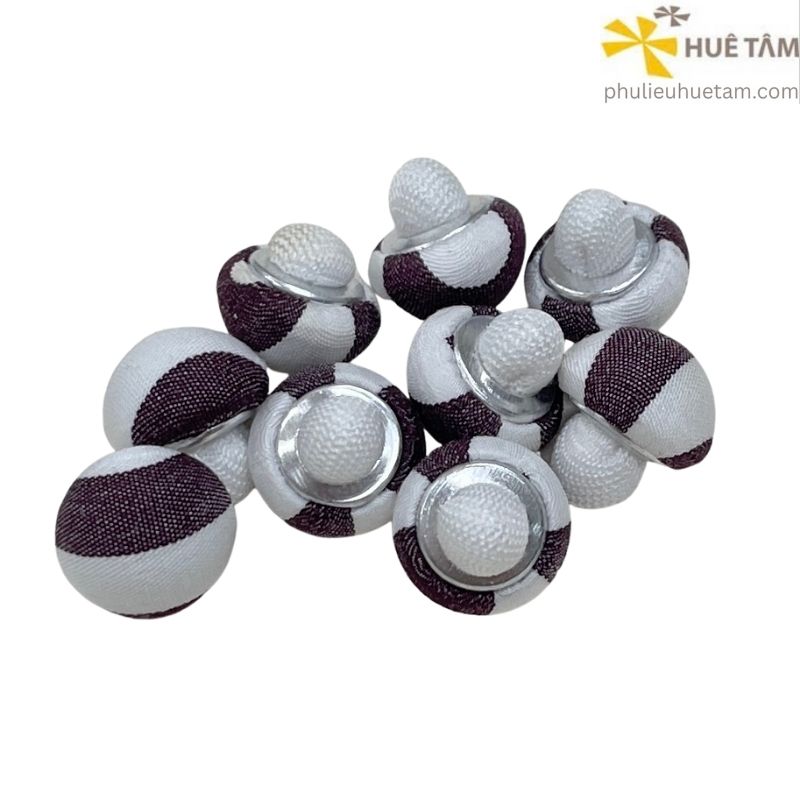 Cúc bọc vải hình nấm