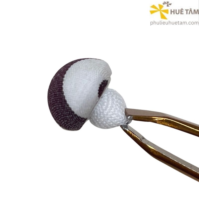 Cúc bọc vải hình nấm