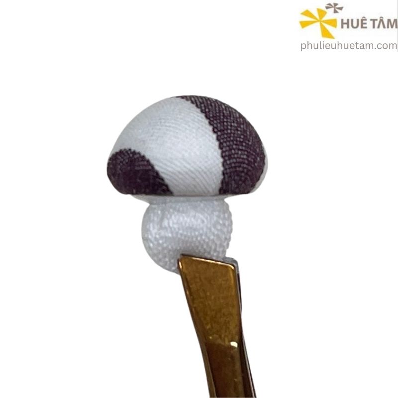 Cúc bọc vải hình nấm