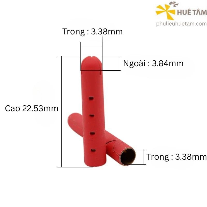 Đầu bọc dây luồn - kiểu mở miệng một nửa