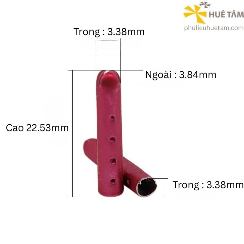 Đầu bọc dây luồn - kiểu mở miệng một nửa