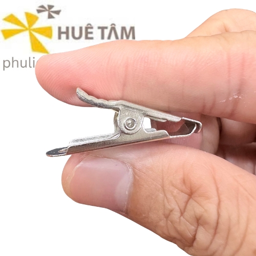 Đầu kẹp bảng tên - chất liệu sắt