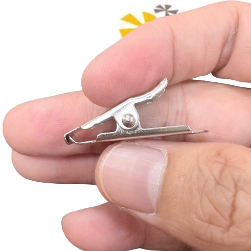 Đầu kẹp bảng tên - chất liệu sắt
