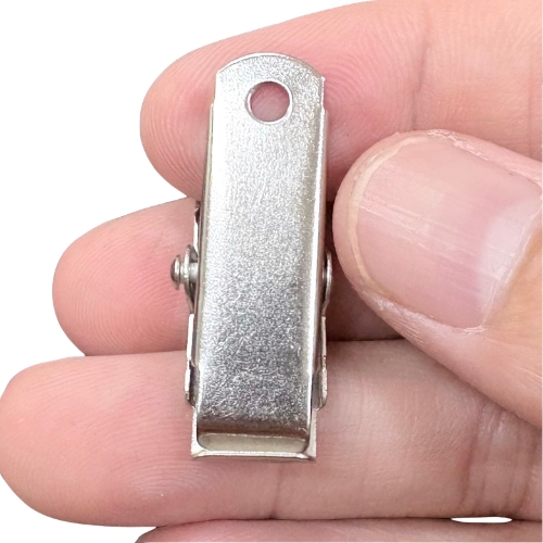 Đầu kẹp bảng tên - chất liệu sắt
