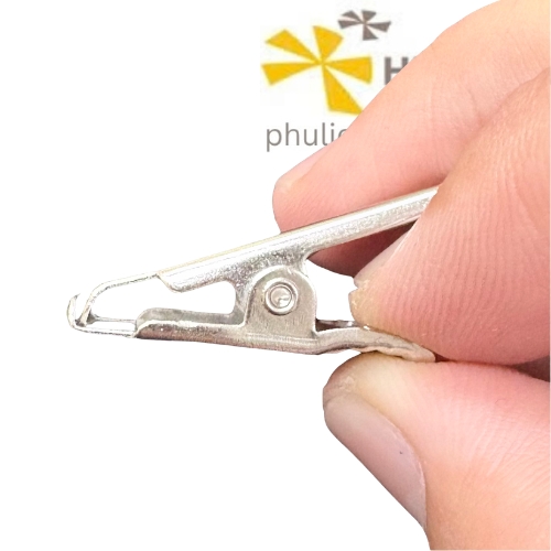 Đầu kẹp bảng tên - chất liệu sắt