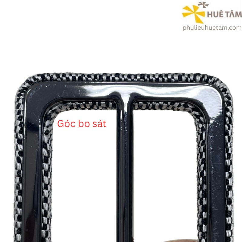Khoá nịt bọc vải 5cm biên nhỏ