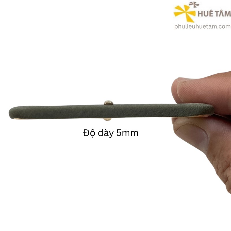Khoá nịt bọc vải 5cm biên to 1cm