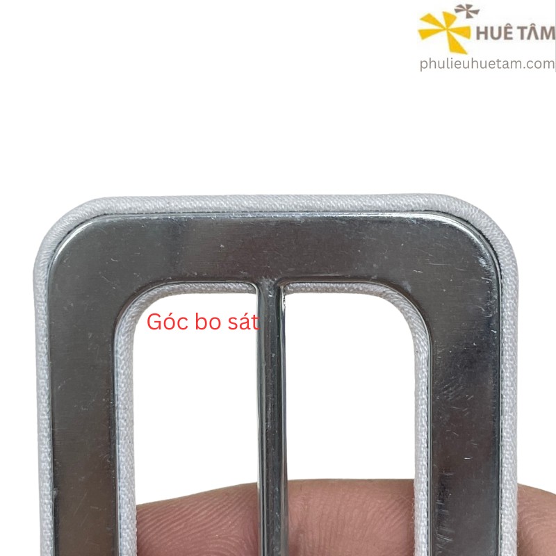 Khoá nịt bọc vải 5cm biên to 1cm