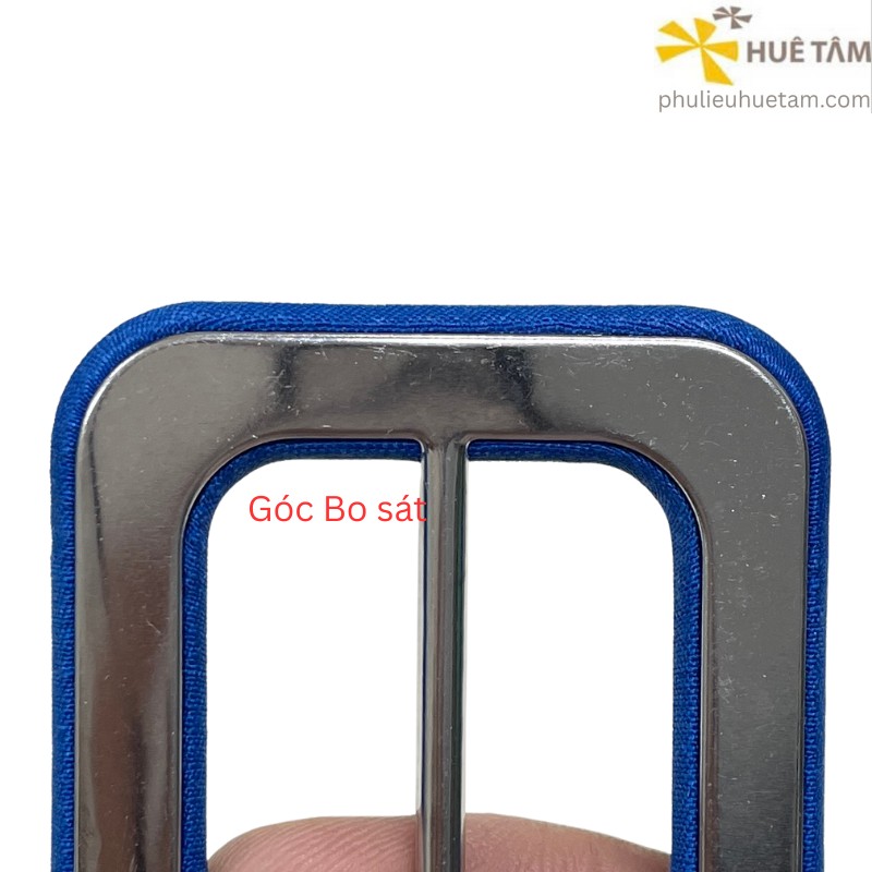 Khoá nịt bọc vải 6cm biên to
