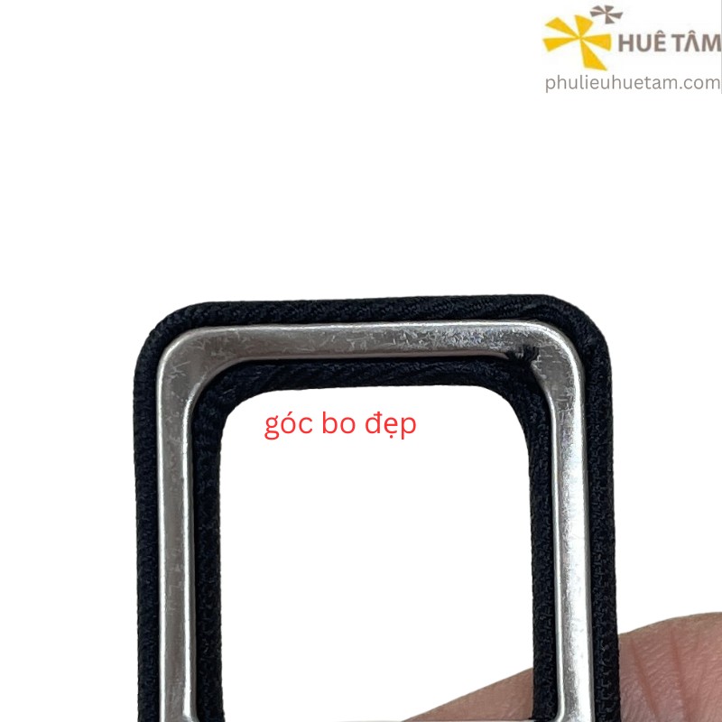Khoá nịt bọc vải lọt lòng 2cm