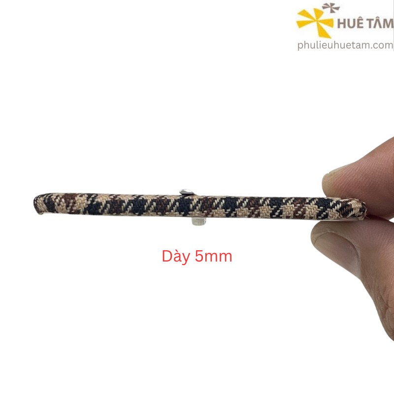 Khoá nịt bọc vải lọt lòng 4,5cm
