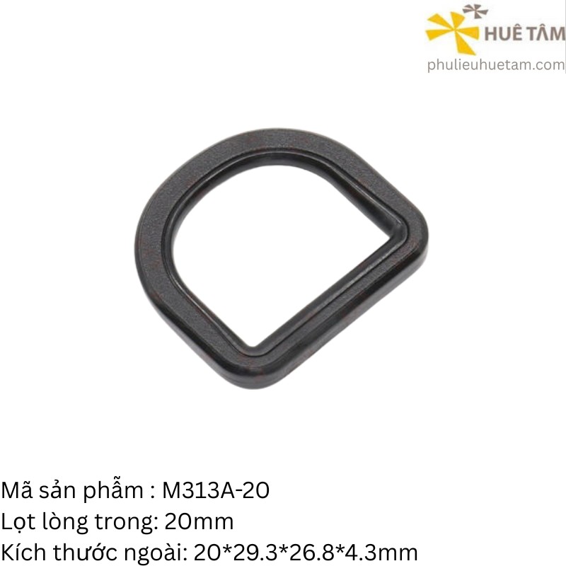 Khoen nhựa chữ D KAM