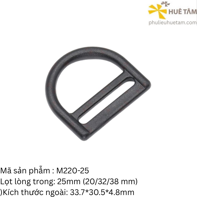 Khoen nhựa chữ D KAM