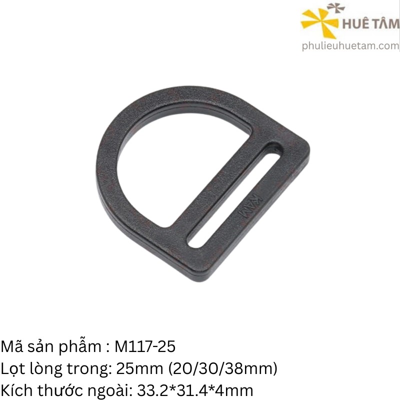 Khoen nhựa chữ D KAM