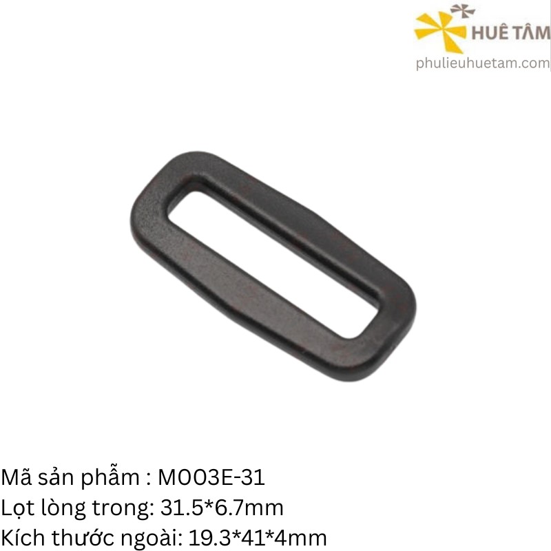 Khoen nhựa hình chữ nhật KAM