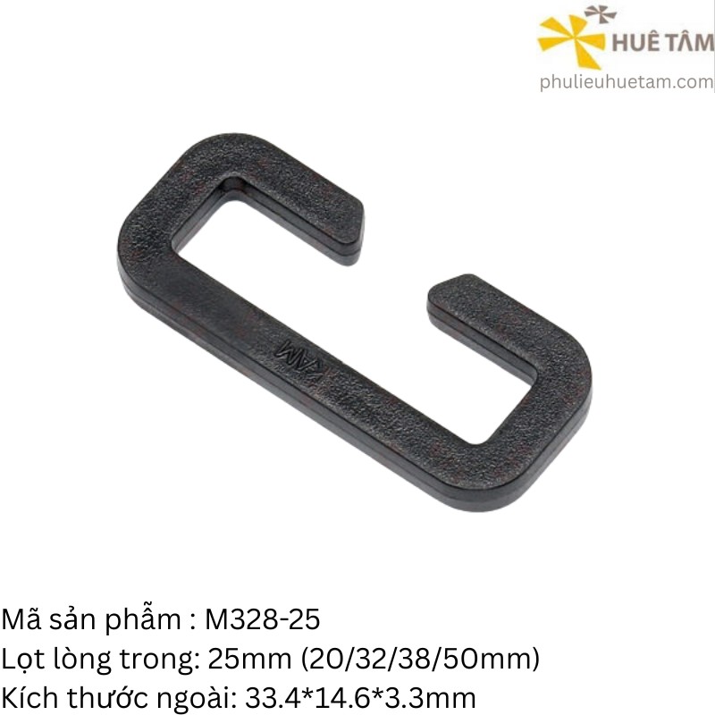 Khoen nhựa hình chữ nhật KAM
