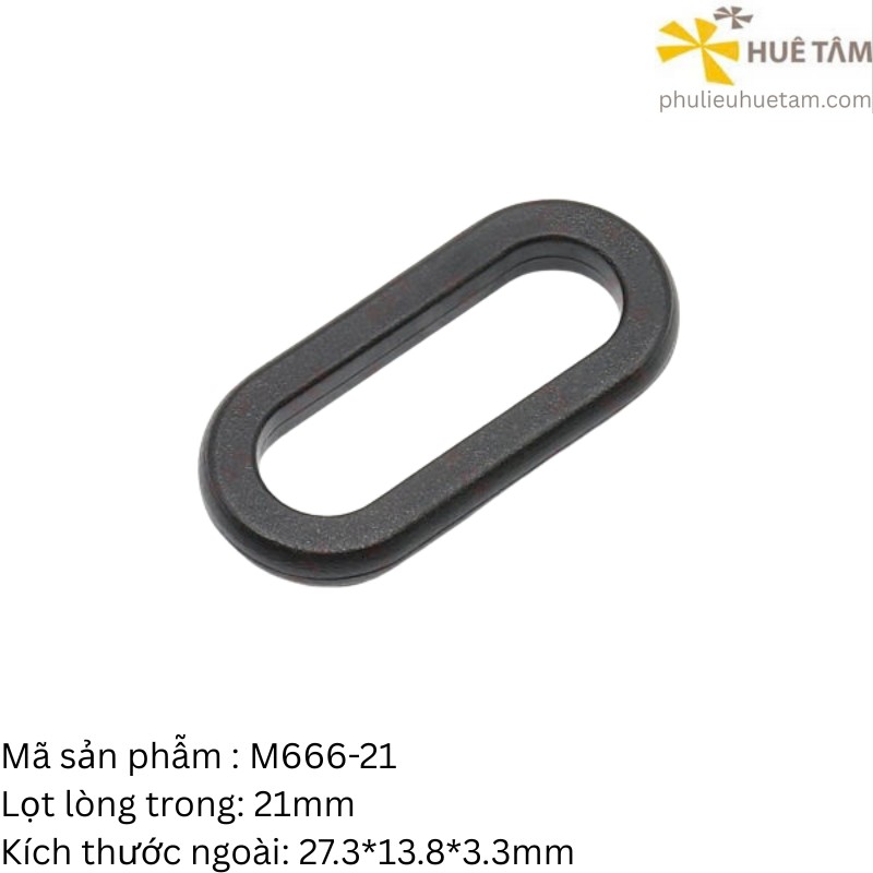Khoen nhựa hình chữ nhật KAM