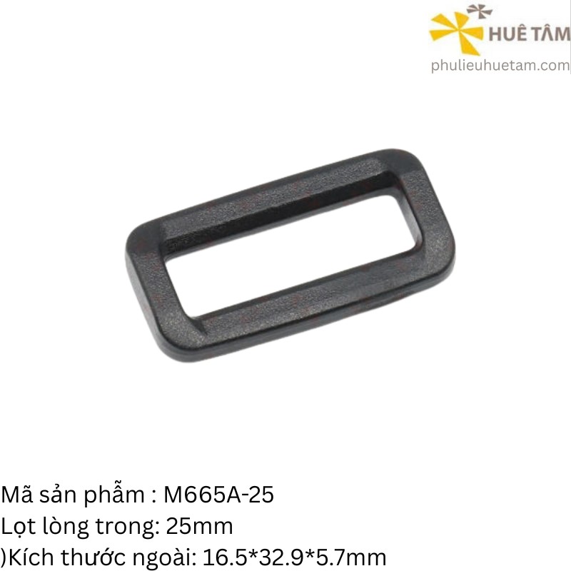 Khoen nhựa hình chữ nhật KAM