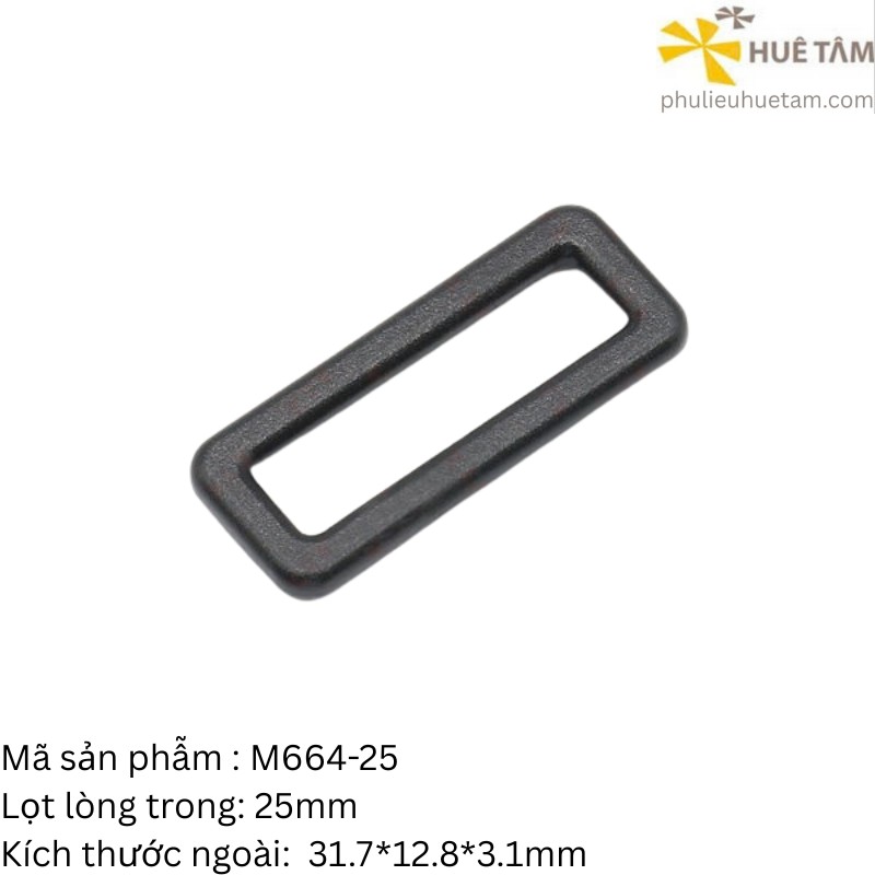 Khoen nhựa hình chữ nhật KAM