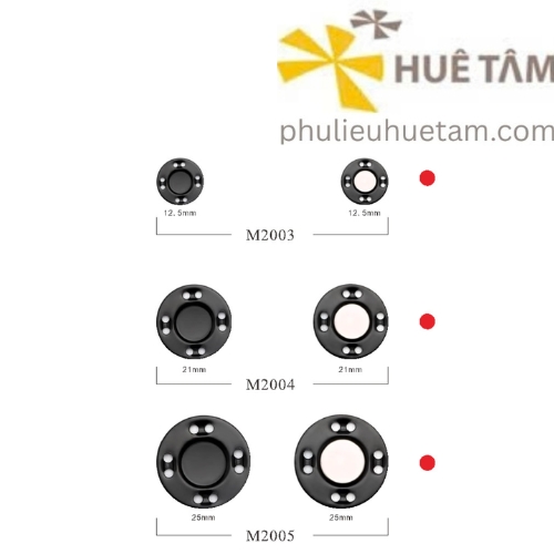 Magnetic snap button (nút nam châm 4 thành phần)